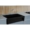 Whitehaus 30" Rvrsbl Sink W/ Elegant Beveled Front Apron On One Side And 2" Lip WHQ5530-BLACK - alternate 1